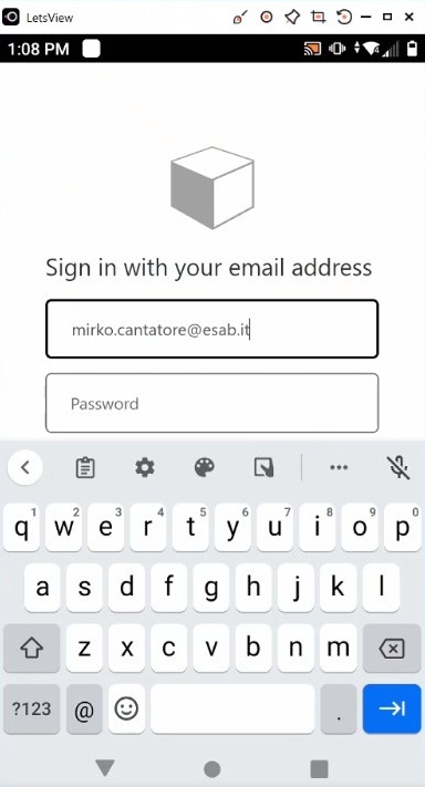 Enter your InduSuite credentials