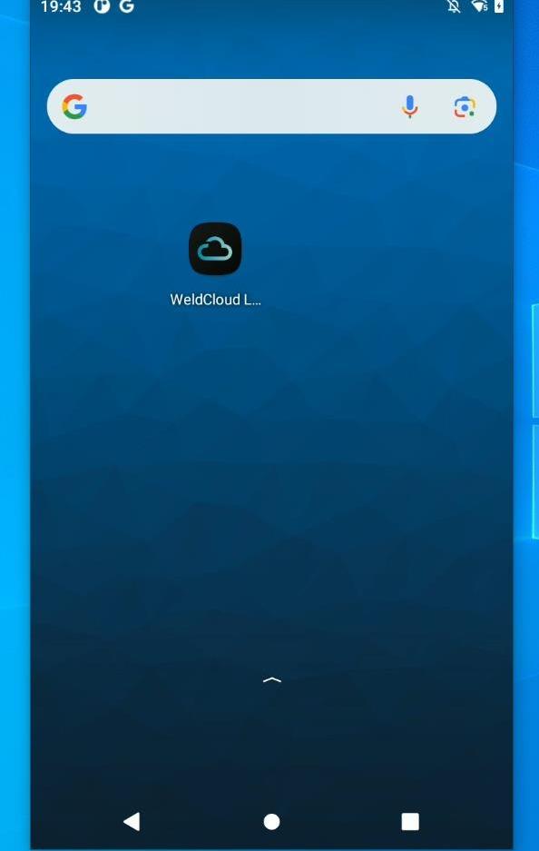 Open WeldCloud Link app