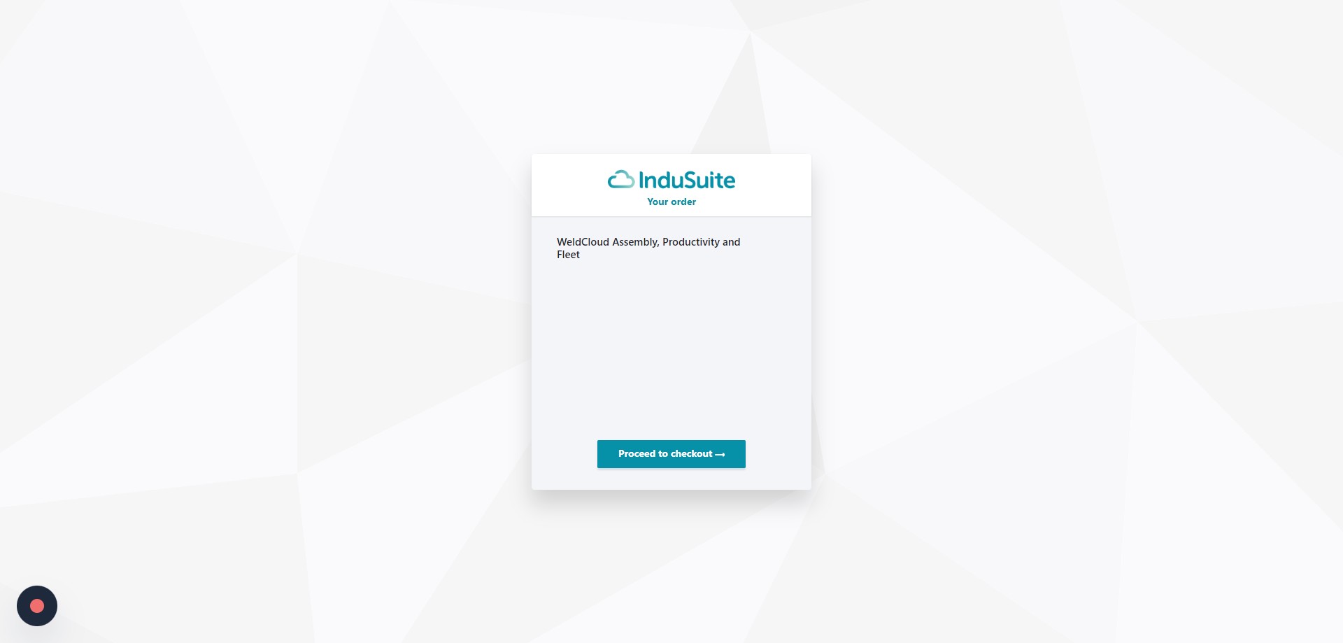 Click "Proceed to checkout"