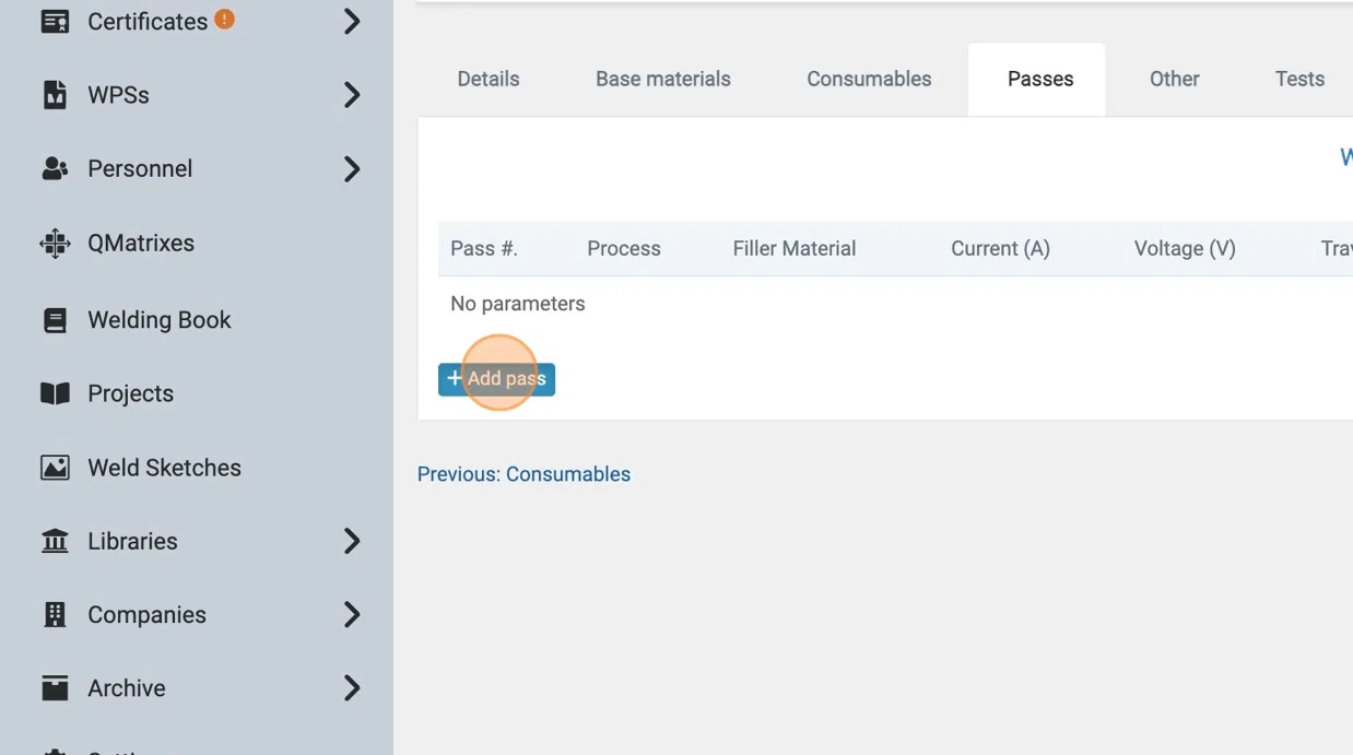 Click "Add pass" and then select the Layer.