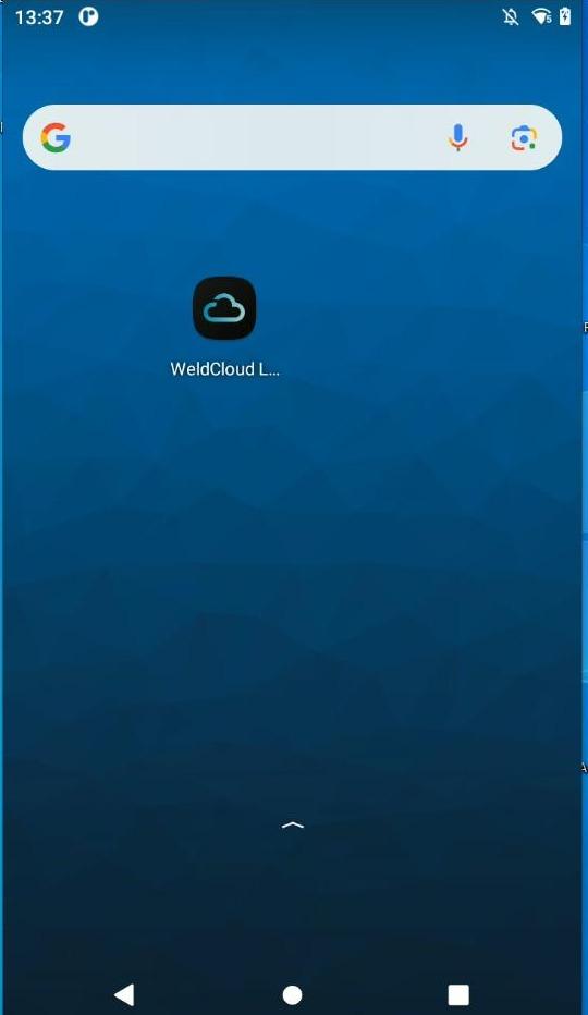 Open WeldCloud Link app