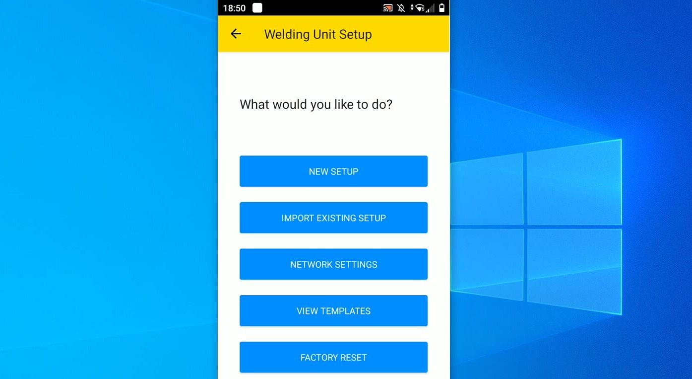 Tap "FACTORY RESET"