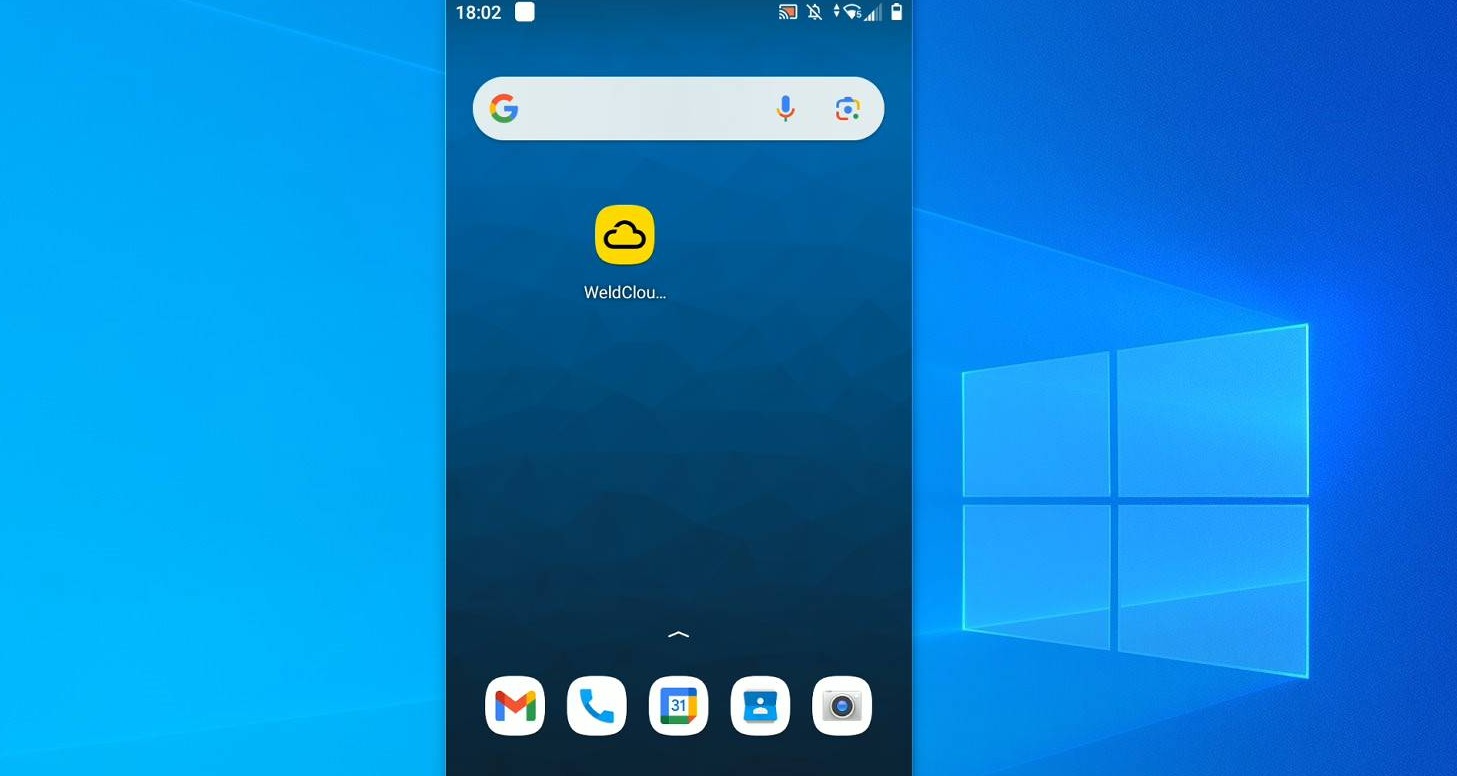 Open WeldCloud Link on your Android device