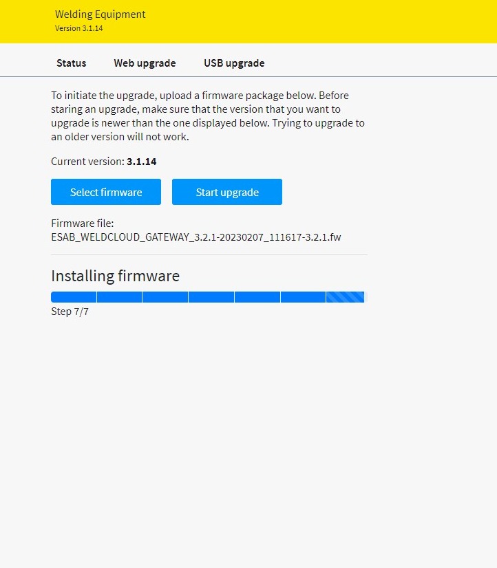 Wait for the process to complete. It could take up to 25 minutes