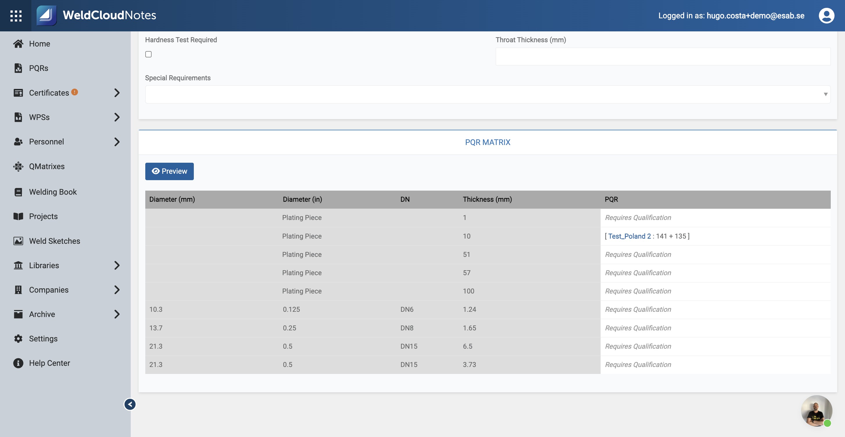 The results will show you if you are Qualified for your Project, or need additio