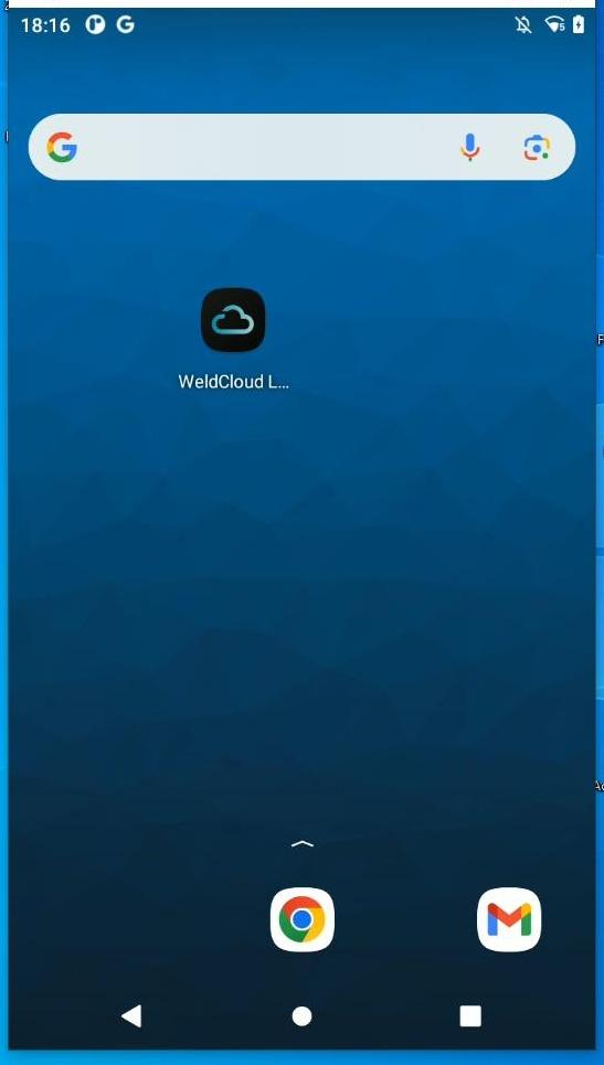 Open WeldCloud Link app
