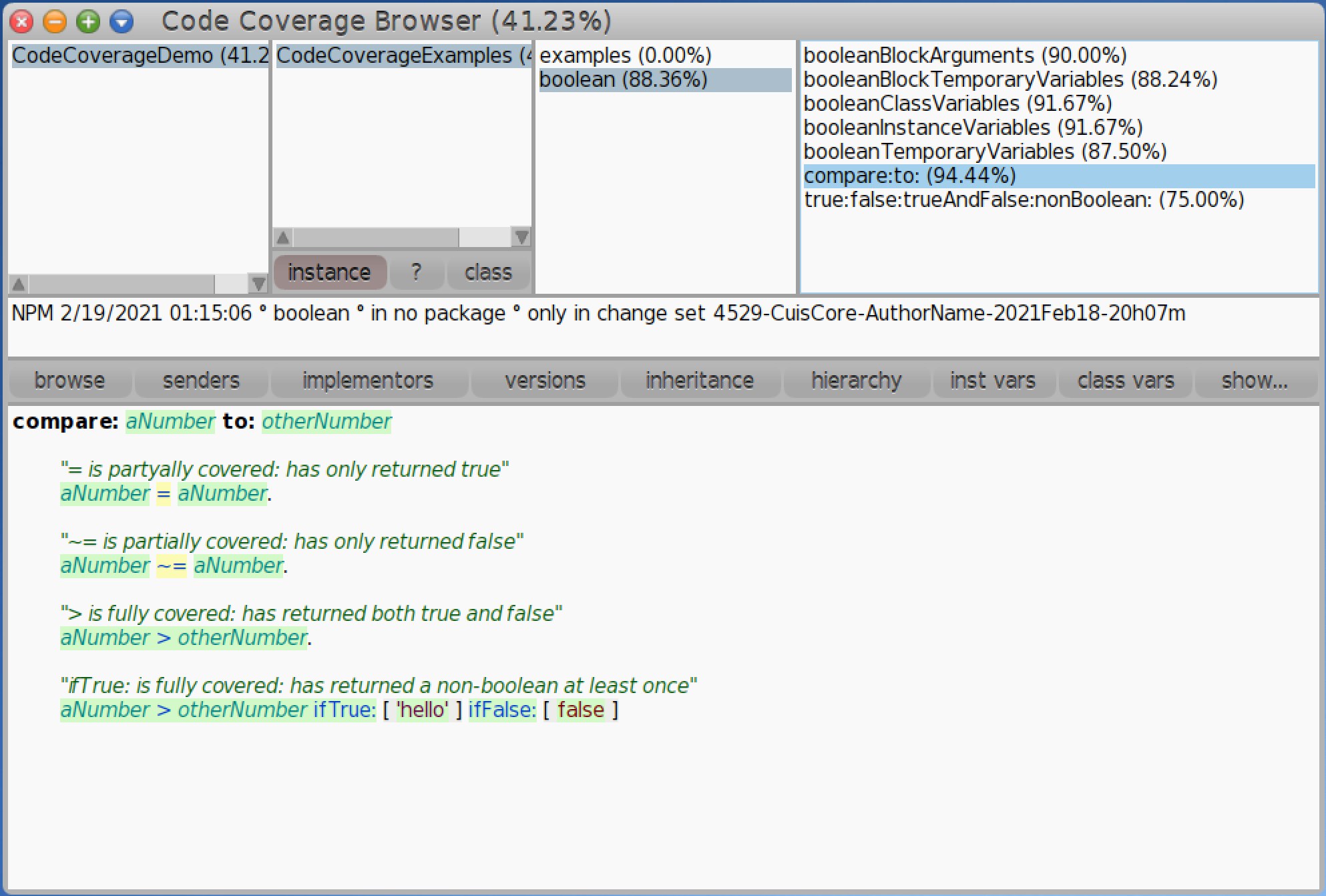 Code Coverage