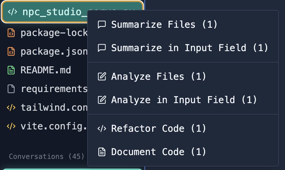 Analyze Files