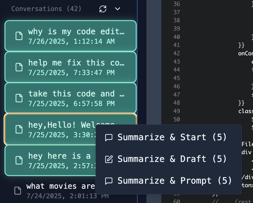 Select Conversations