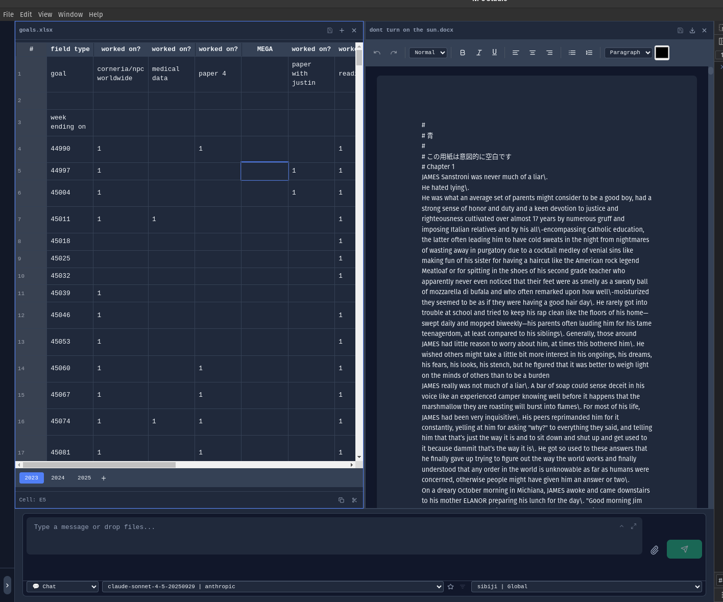 DOCX and XLSX Editing