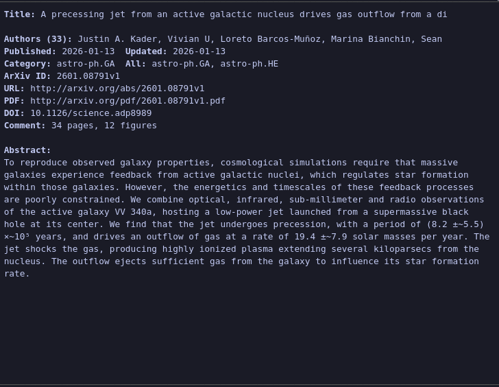 ArXiv abstract view