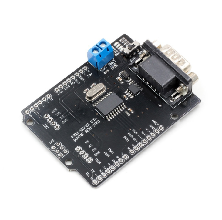 搭载MCP2515的Arduino CAN-BUS Shield拓展板