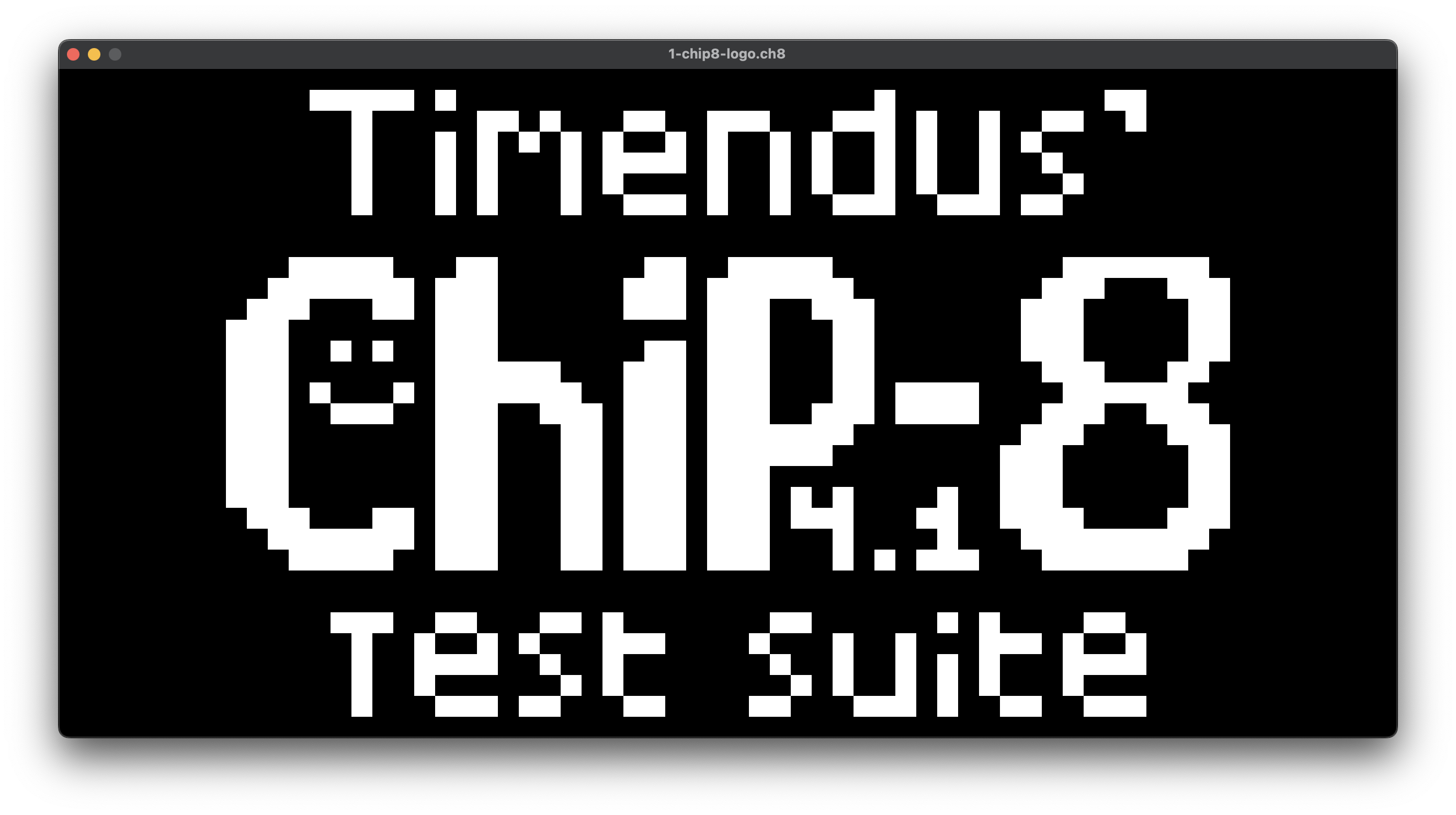 Chip-8 TTS LOGO