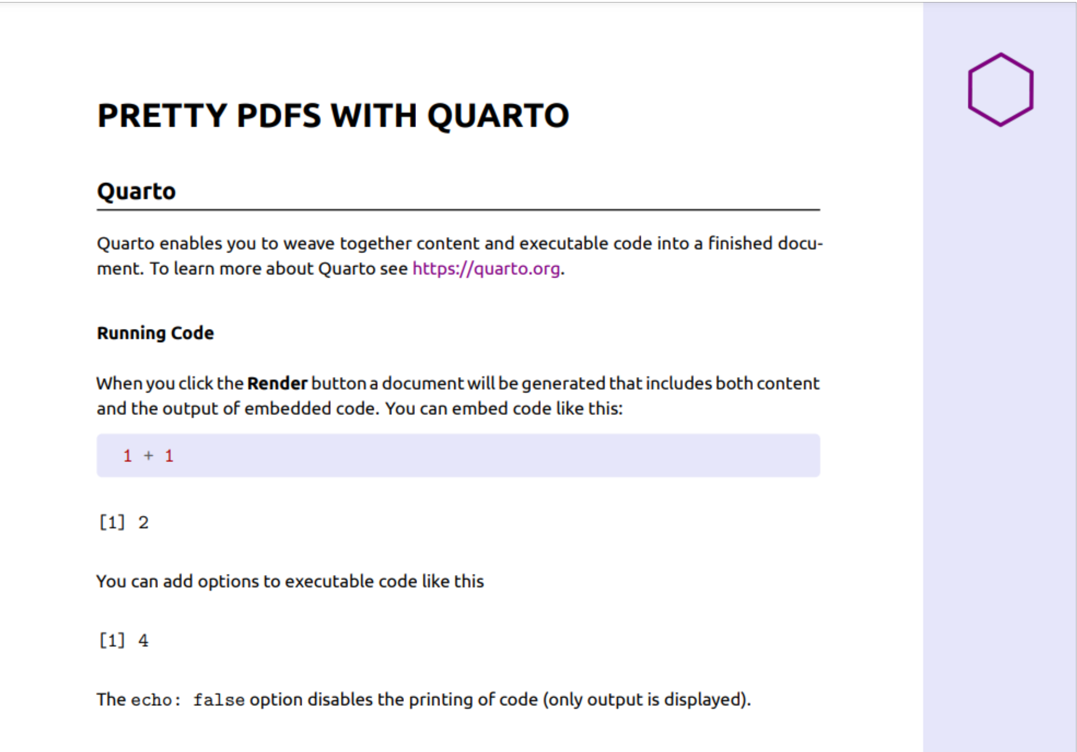 Screenshot of a pdf with a light purple sidebar.