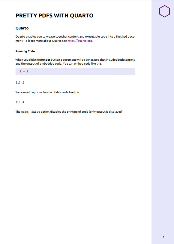 Screenshot of a pdf with a light purple sidebar.