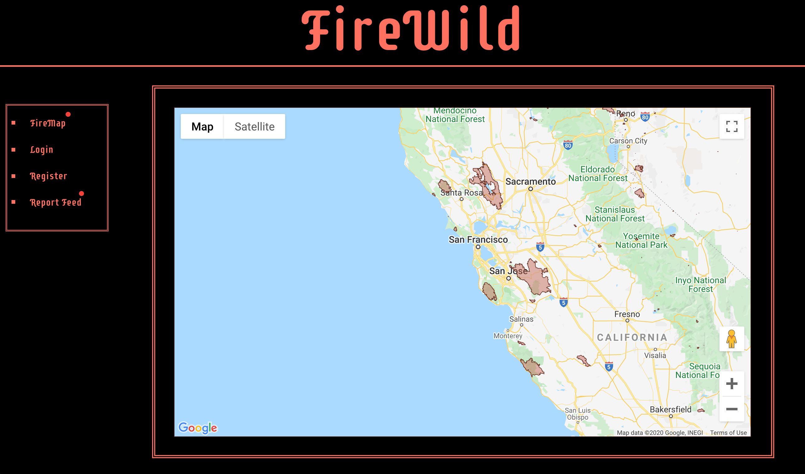 Firewild Homepage