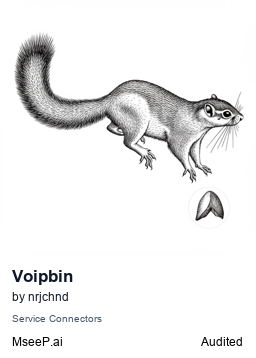 VoIPBin MCP Server (MseeP.ai Security Assessment Badge)