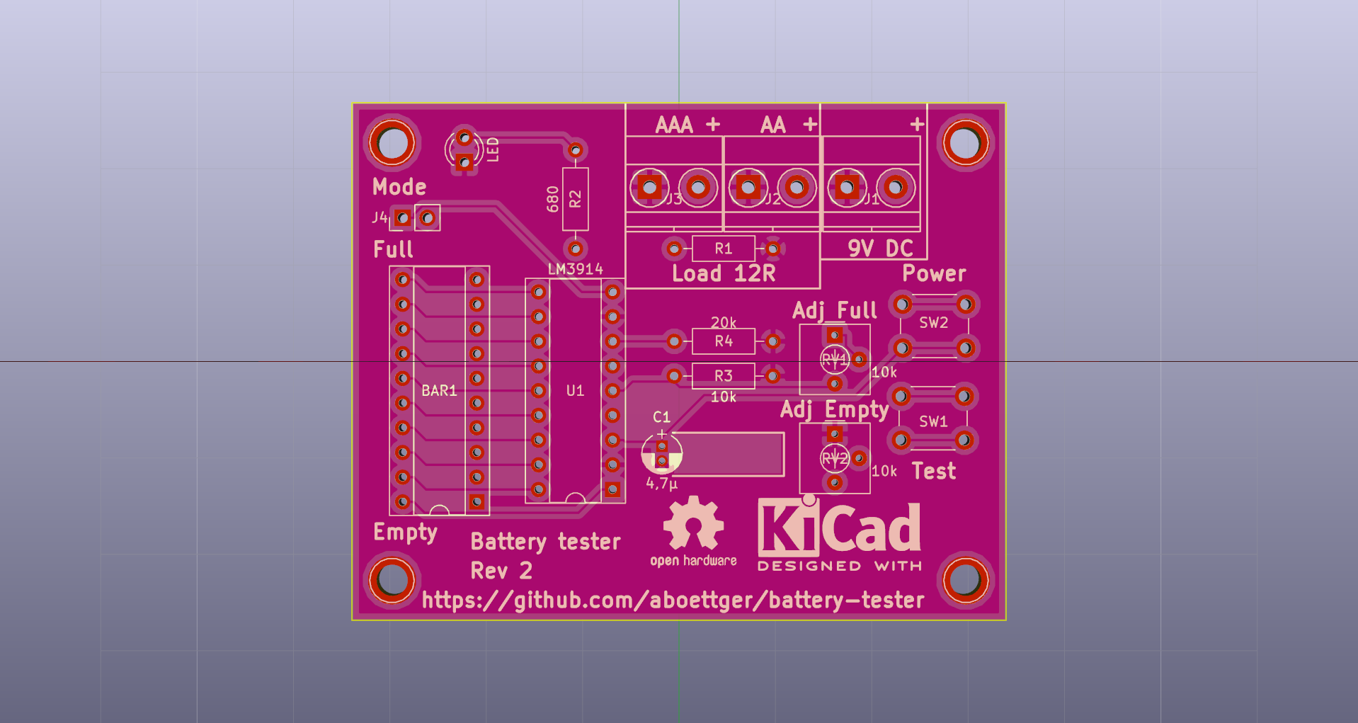 Battery tester, from the project README