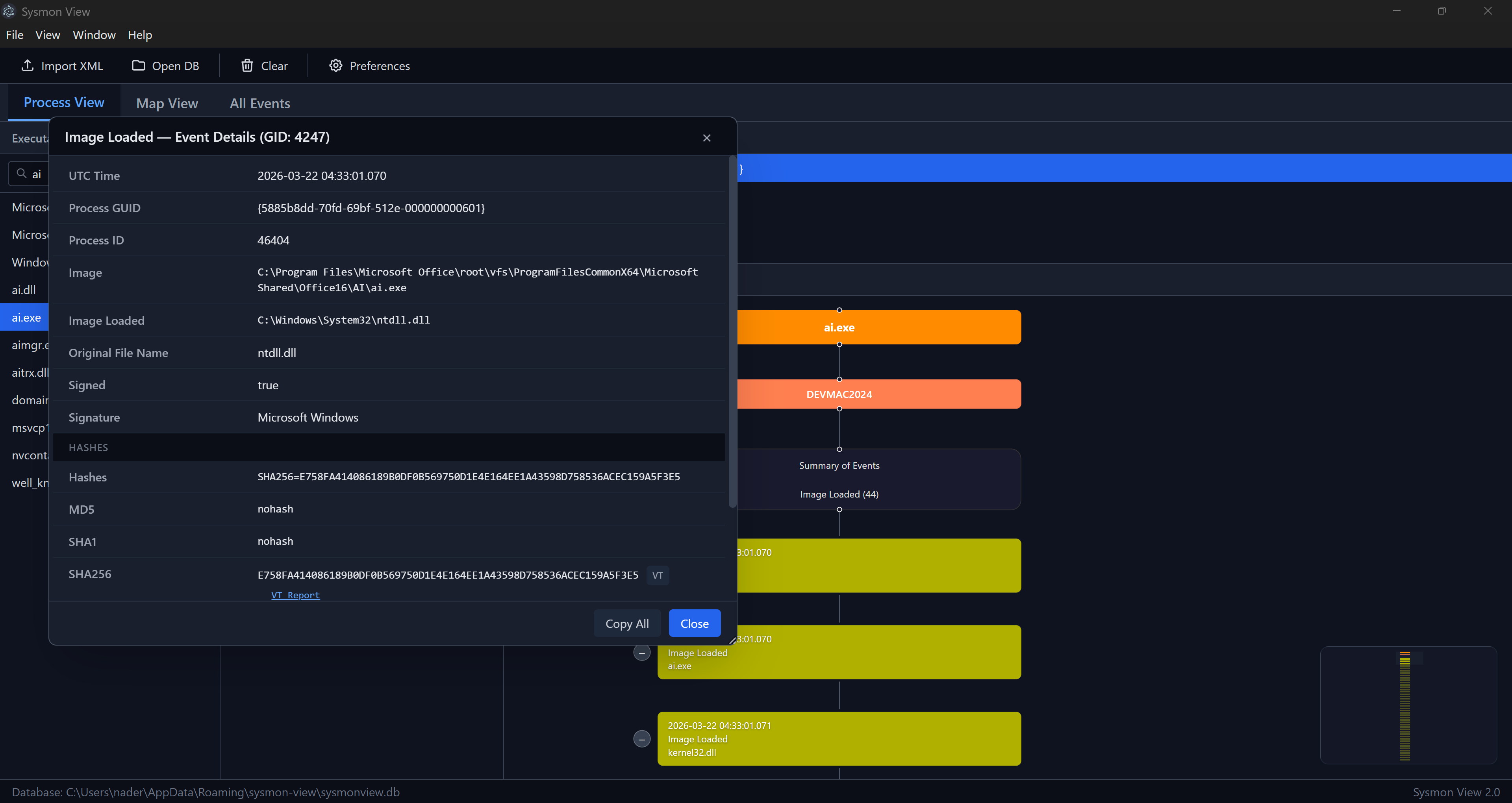 Process View - Session Diagram Process View