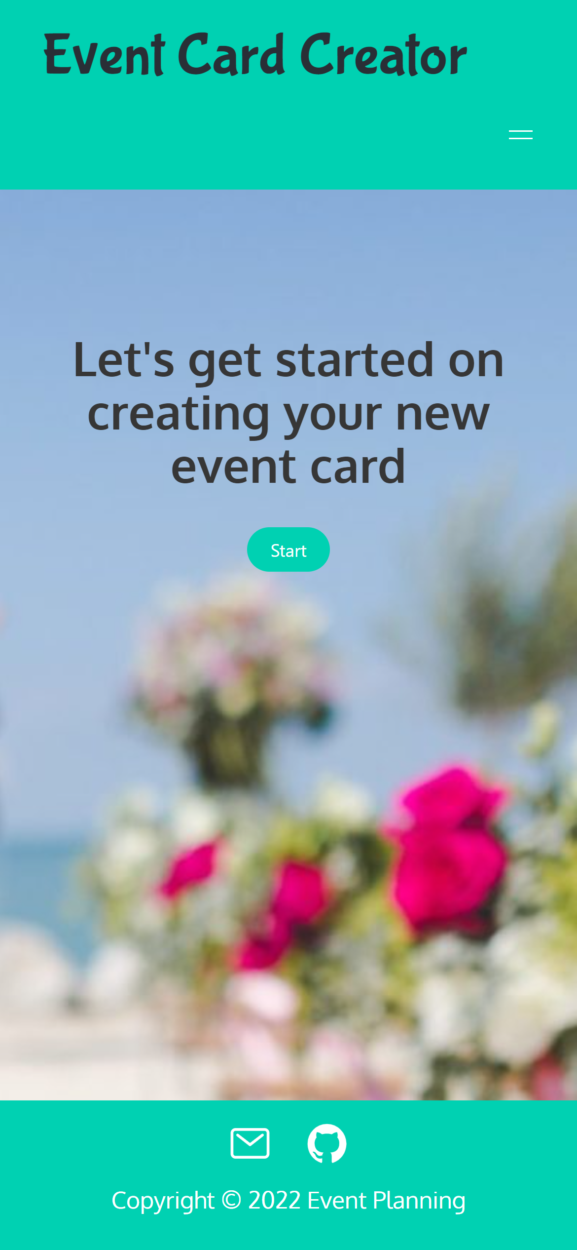 Mobile - Start page