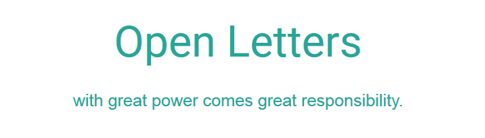 open letters