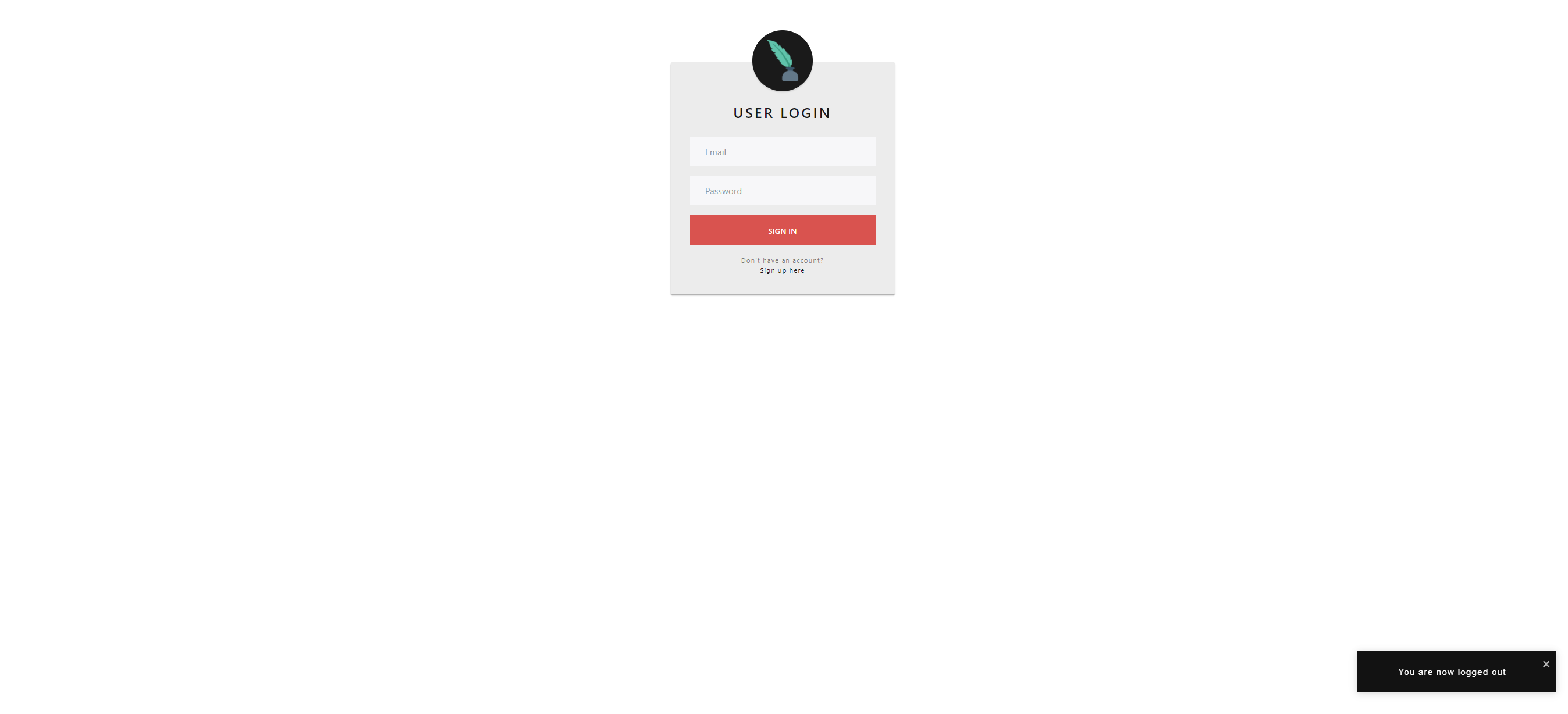 Login Page