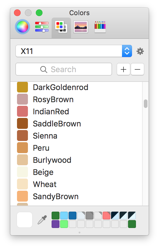 X11 Color List