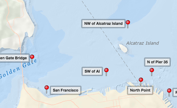 NOAA monitoring locations