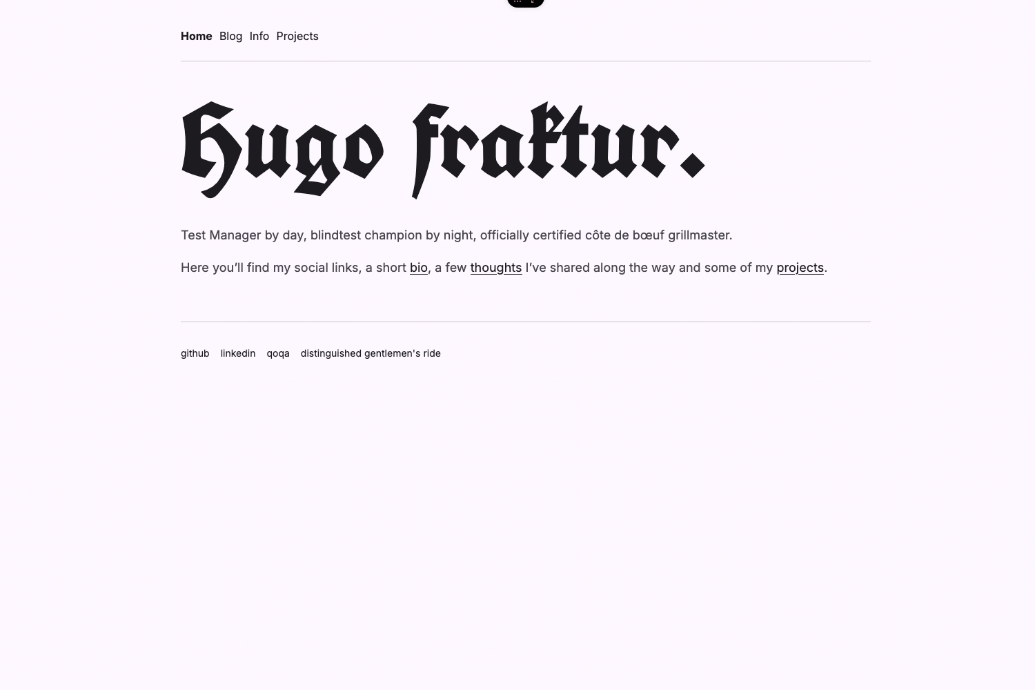 Hugo Fraktur Theme