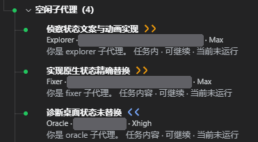 空闲子代理分组