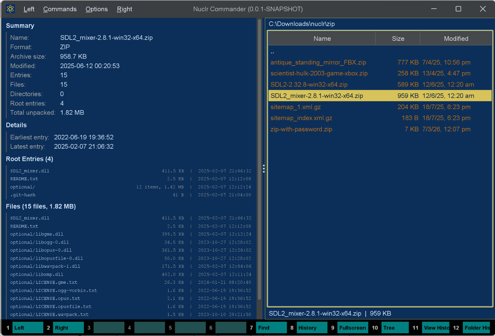 Archive Quick Viewer screenshot