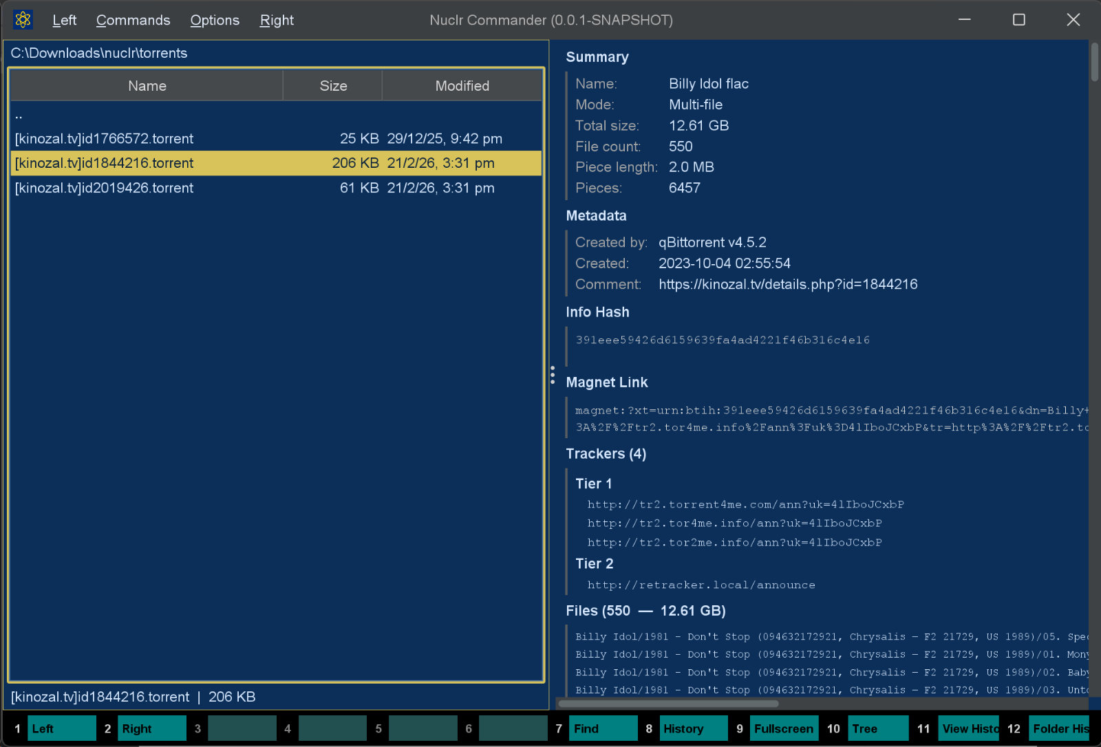 Torrent Quick Viewer screenshot