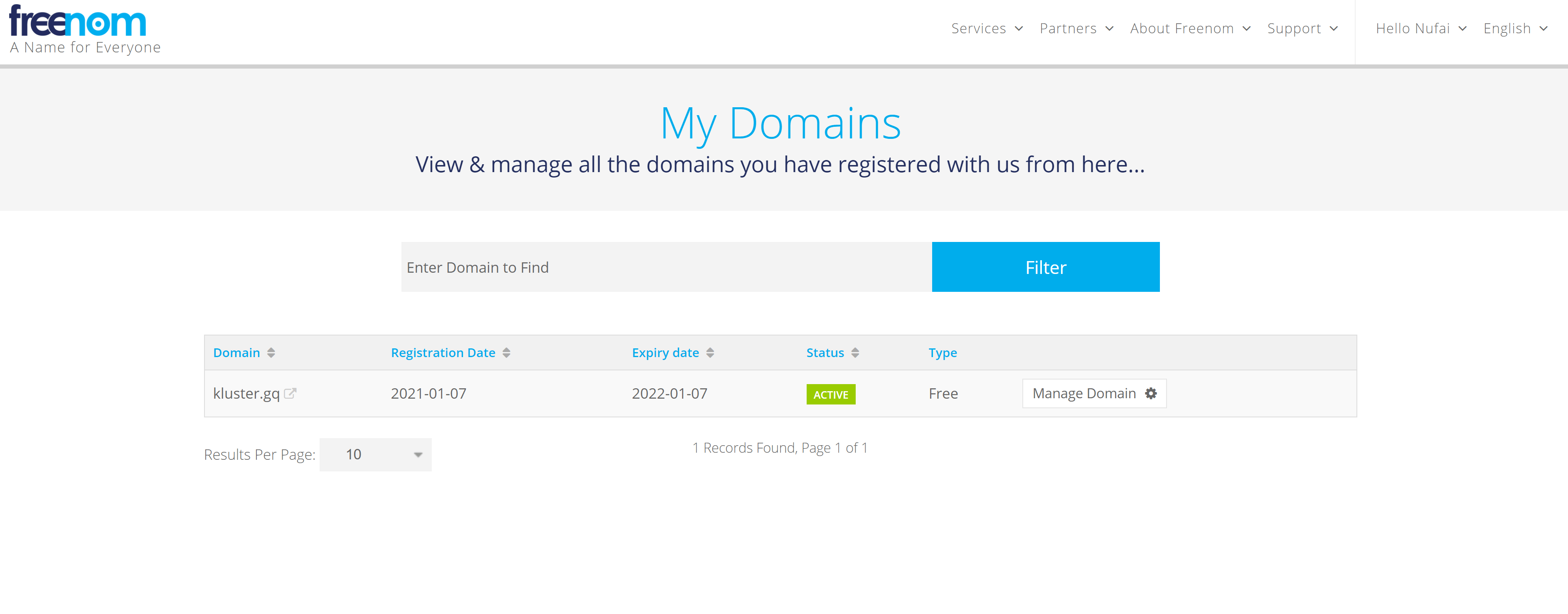 Domain