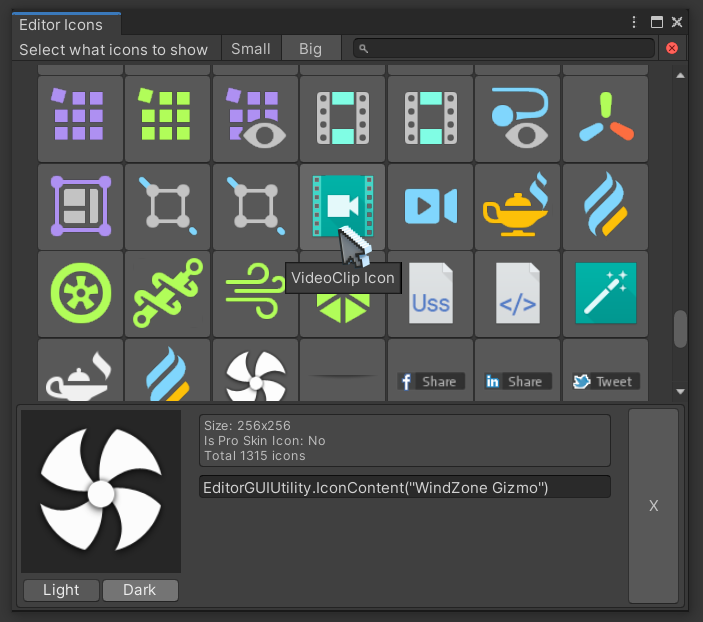 📦 Unity Editor com.laicasaane.unity-editor-icons | OpenUPM