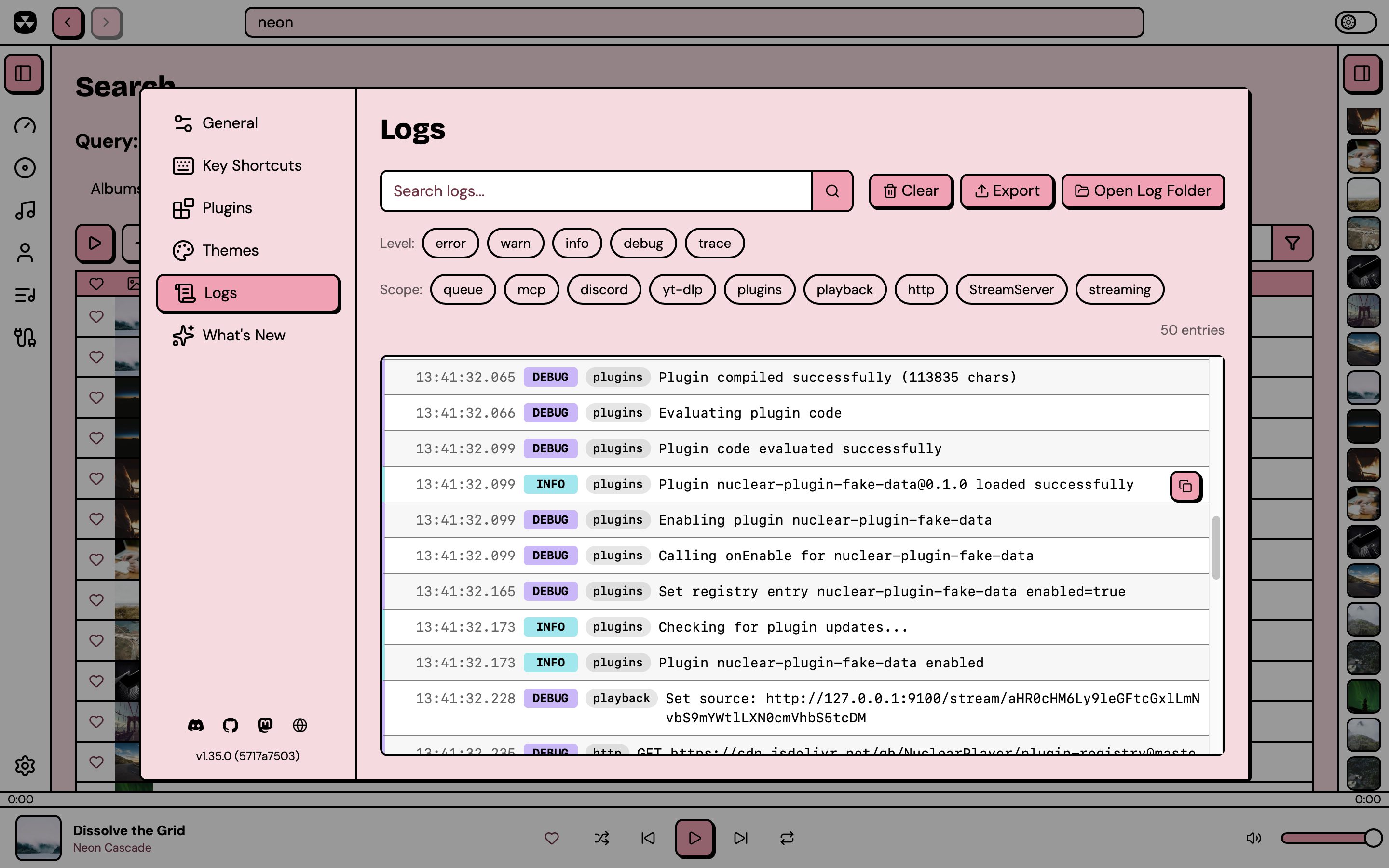 Log viewer