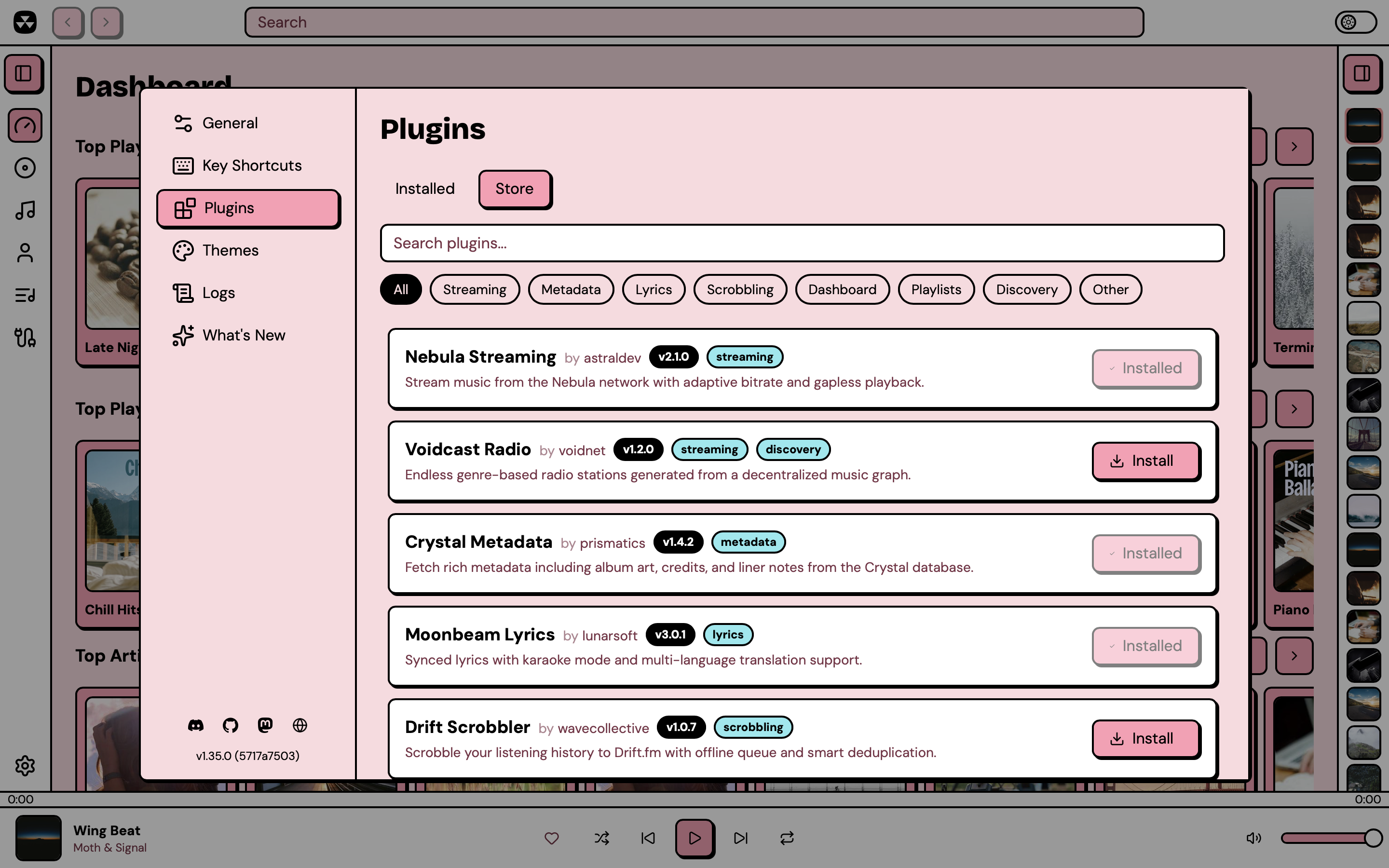 Plugin store