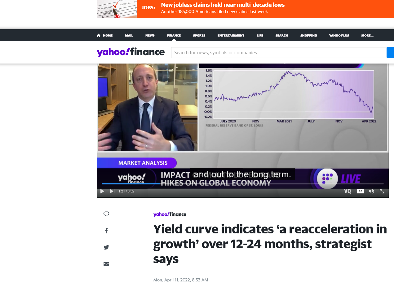 Image of Yahoo's Yield Curve