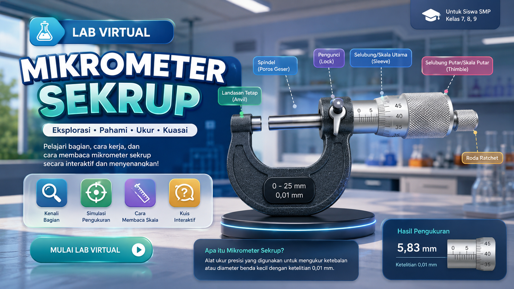 Mikrometer Sekrup