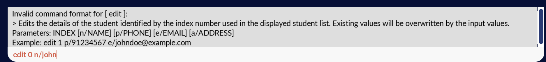 Error message not specific enough · Issue #1054 · nus-cs2103-AY2223S1 ...