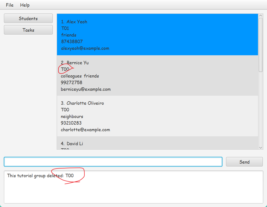 User is able to delete a tutorial group while some students are still ...