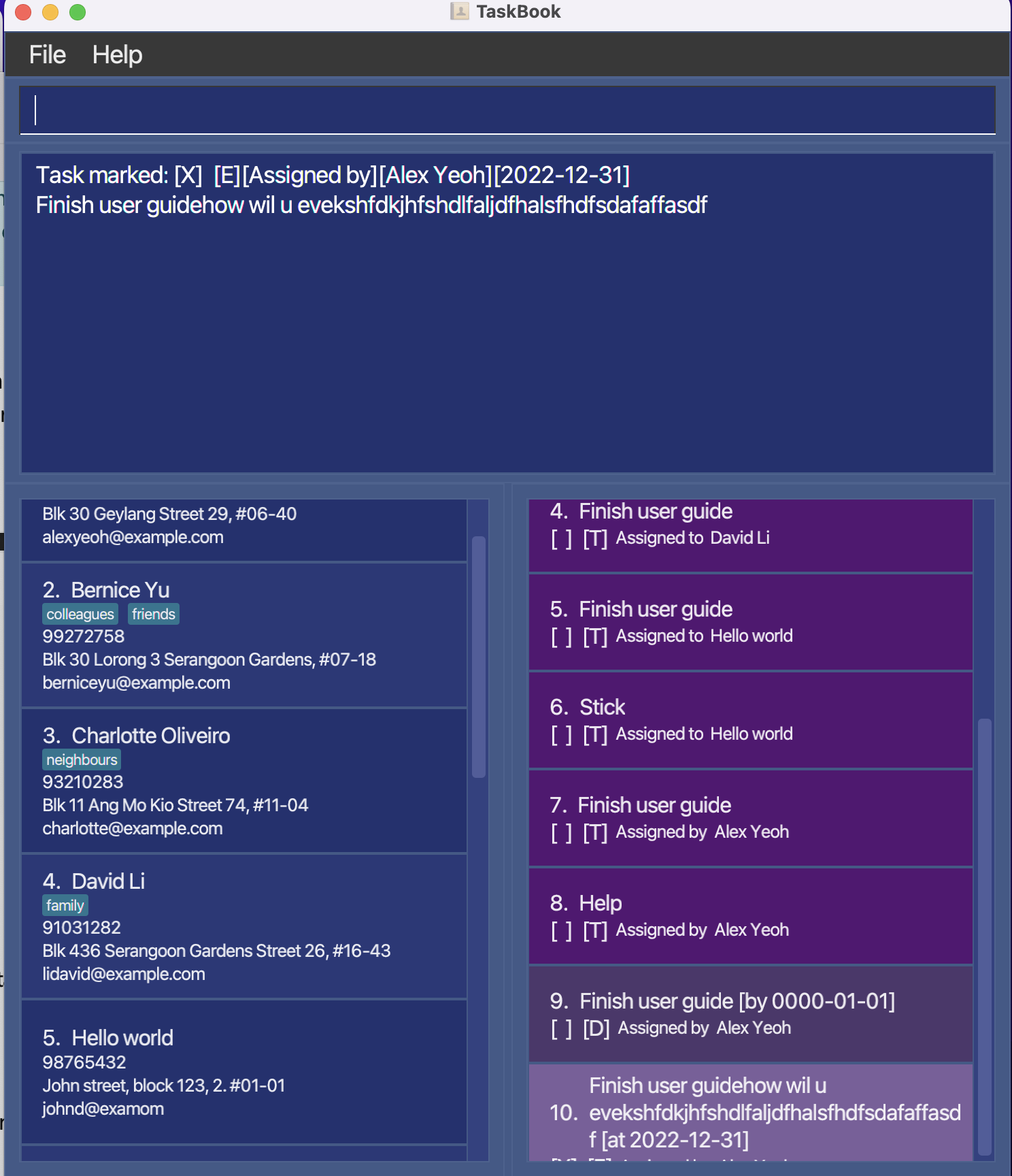 Task gets cut off · Issue #1406 · nus-cs2103-AY2223S1/pe-dev-response ...