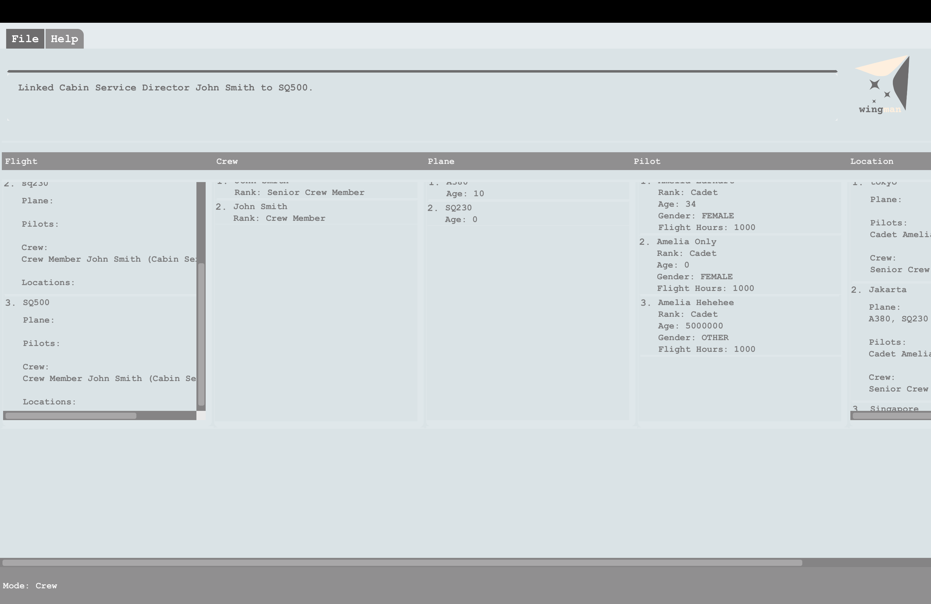 Can include 2 same crew in different flight code · Issue #3912 · nus ...