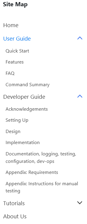 Broken links in the sidebar · Issue #353 · nus-cs2103-AY2324S2/pe-dev ...
