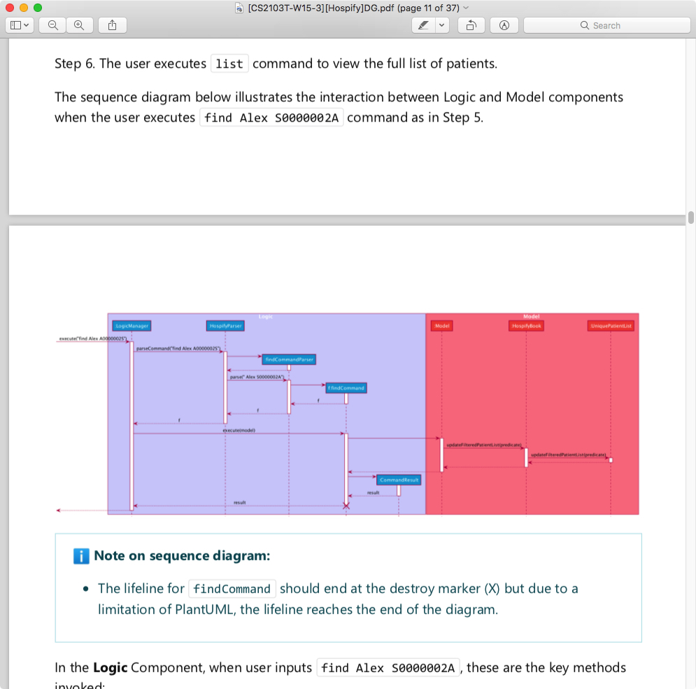 UML Sequence Diagram is too small · Issue #5509 · nus-cs2103-AY2021S1 ...