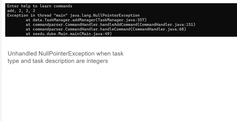 Insufficient error handling · Issue #2 · yyangdaa/pe · GitHub
