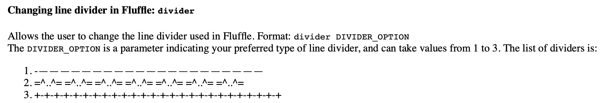 Divider example · Issue #1276 · nus-cs2113-AY2021S1/pe-dev-response ...
