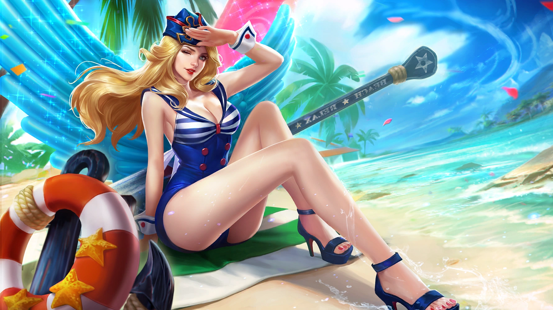 Beach Sweetheart – Freya skin preview