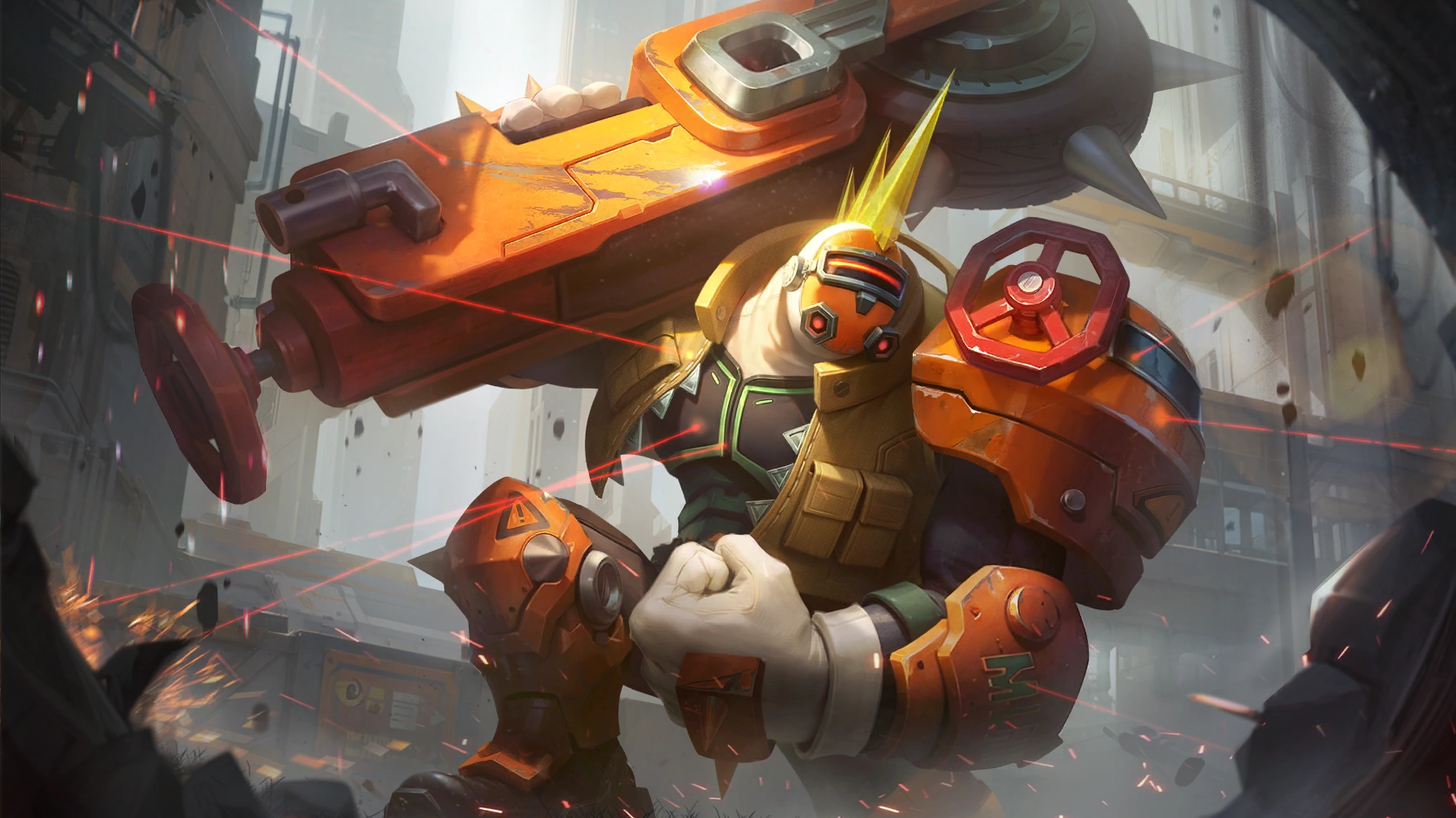 Wasteland Psycho – Grock skin preview