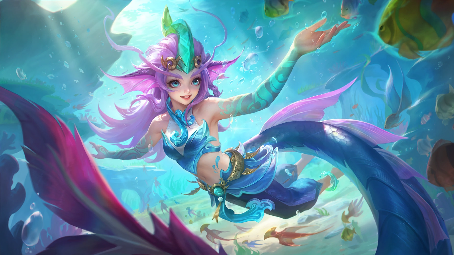 Shimmering Waves – Kalea skin preview