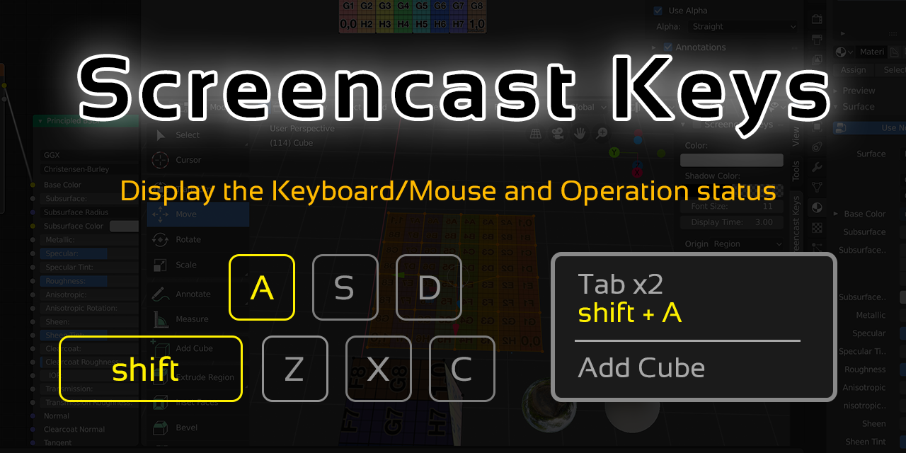 Screencast Keys